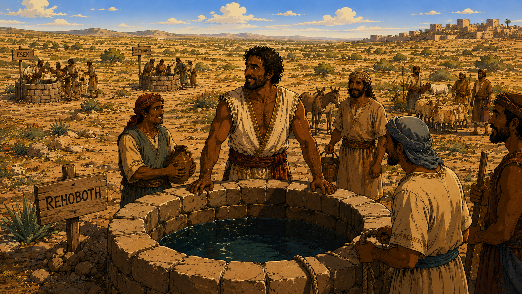 The Wells of Isaac